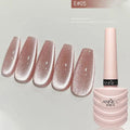 10ml 9D Laser Cat Magnetic Gel Nail Polish Diamond Glitter Cat Eye Gel Soak Off