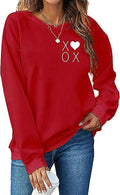 LVEIO Valentine's Graphic Heart Sweatshirt for Women Zopi
