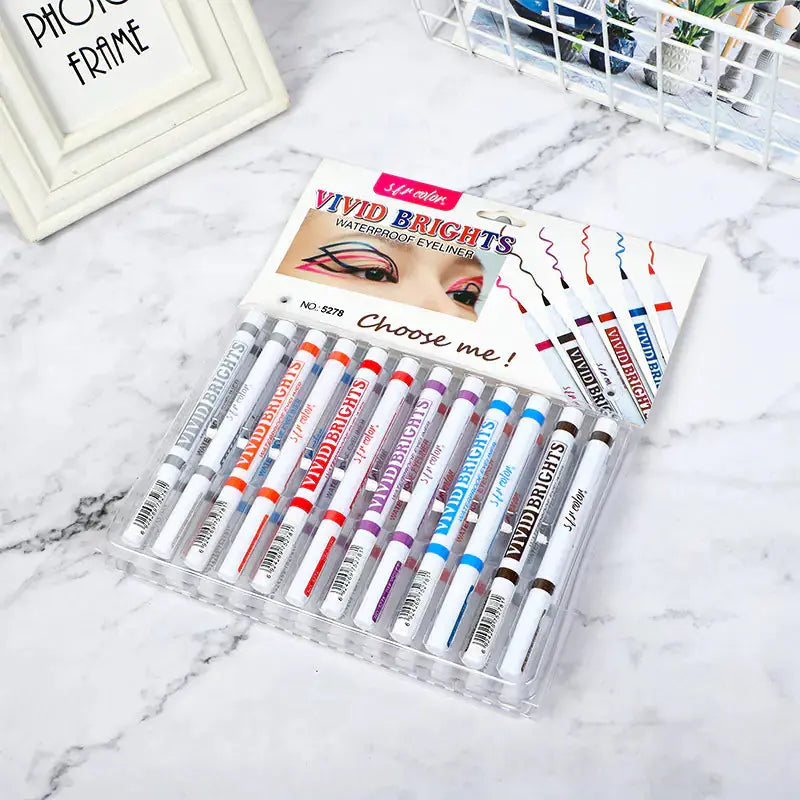 QuickSet Matte Eyeliner - 6 Vibrant Shades Zopi