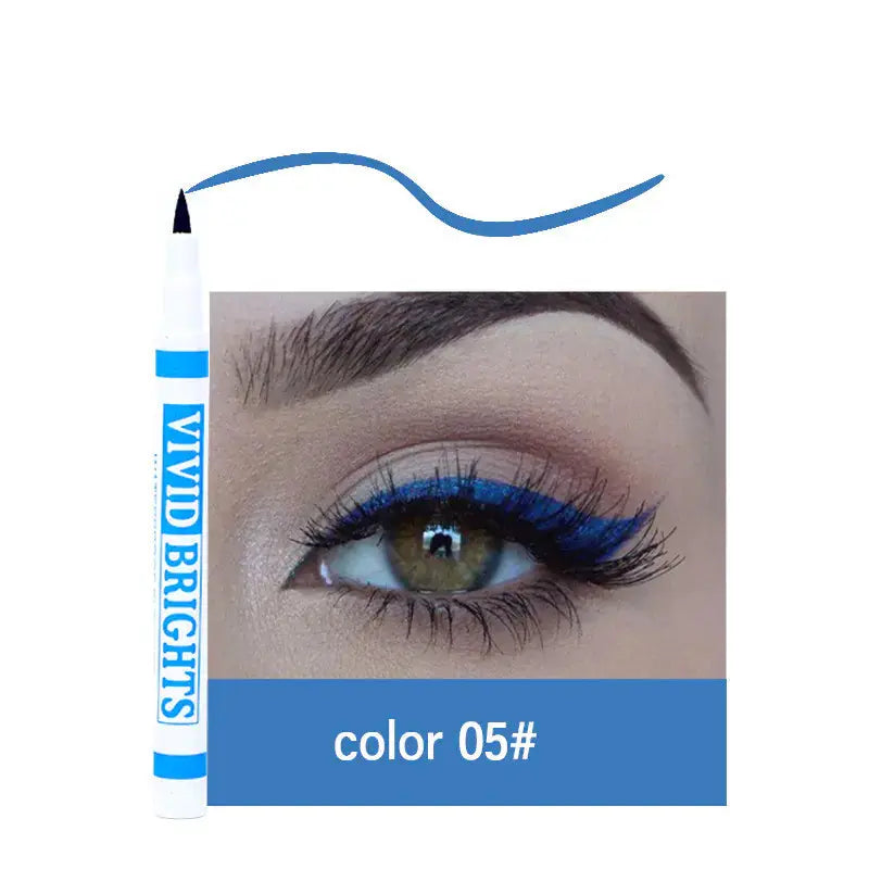 QuickSet Matte Eyeliner - 6 Vibrant Shades Zopi